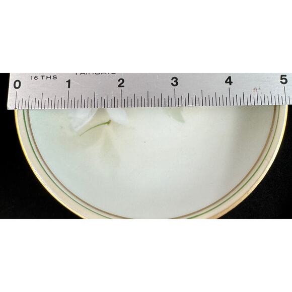 (5) RS Reinhold Schlegelmilch Germany hand painted floral bowls gold rim 5" - Picture 8 of 8